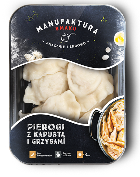 Pierogi z kapustą i grzybami